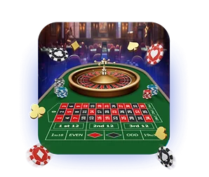 Roulette table game on MEGA888