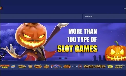 MEGA888 slot games page example